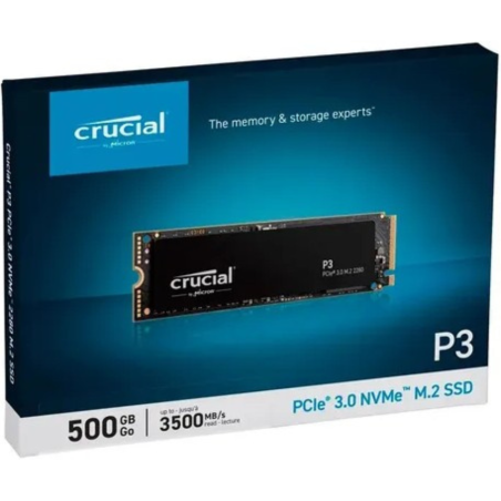 SSD Crucial P3 500g