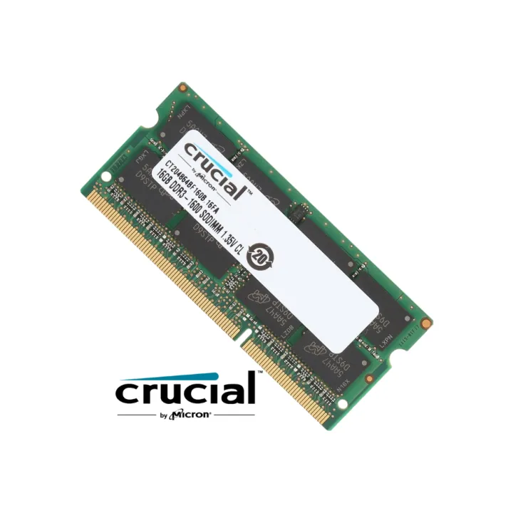 DDR3 16G Crucial Portátil